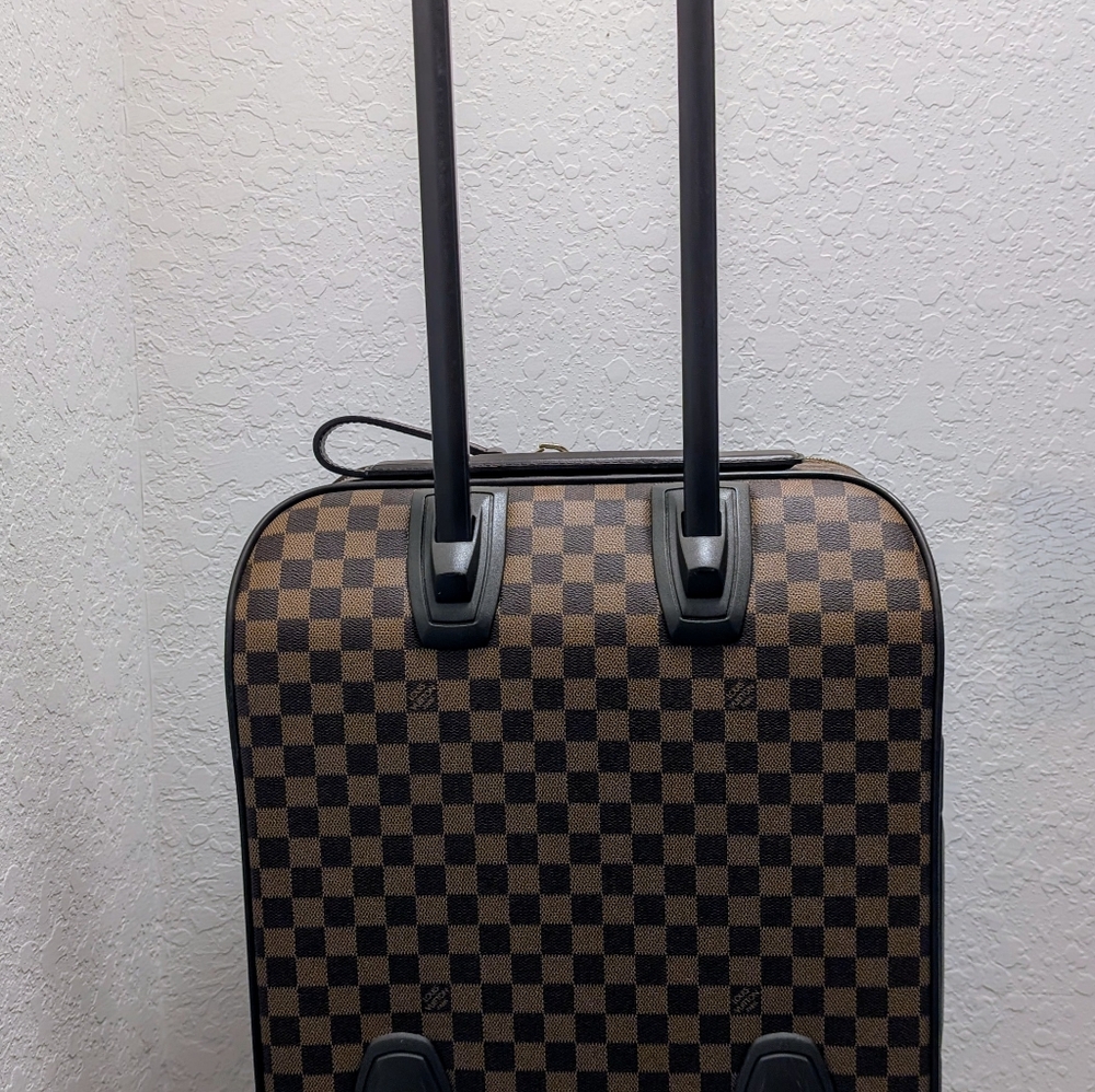 Louis Vuitton Damier Ebene Pegase 55 Rolling Luggage Carry On. - Picture 5 of 12